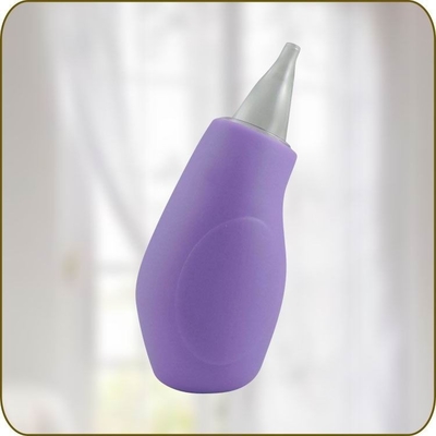 Вакуумируйте PVC всасывателя младенца носовой белый/пурпуровый Медицинск-Степени