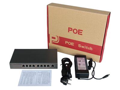 Части надежной камеры CCTV запасные, компактируют переключатель POE 8 портов
